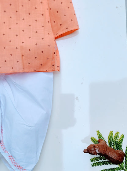Babynjungle kids Cotton Printed Dhoti kurta set for boys