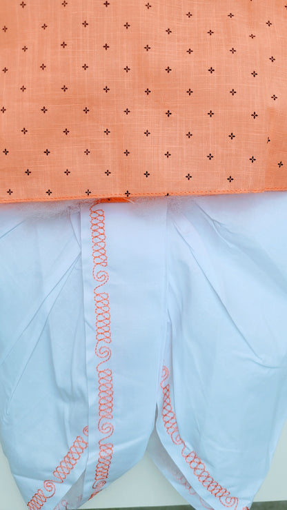 Babynjungle kids Cotton Printed Dhoti kurta set for boys