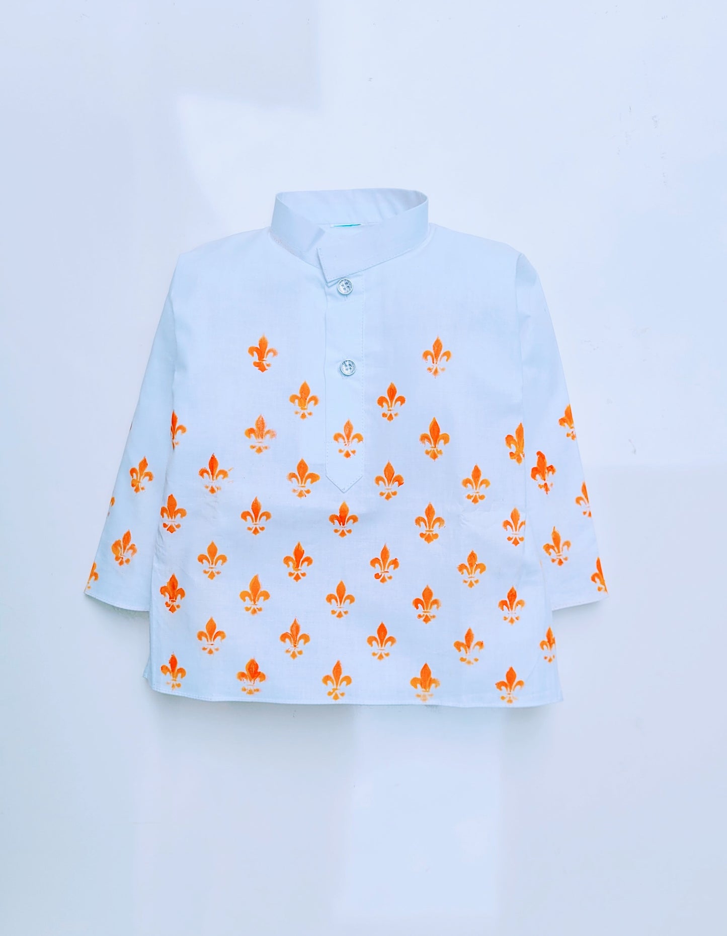 Babynjungle Kids 100% Cotton Hand Painted Ethnic Wear kurta set for Boys