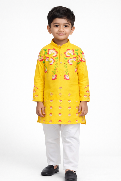 kids hand painted kurta