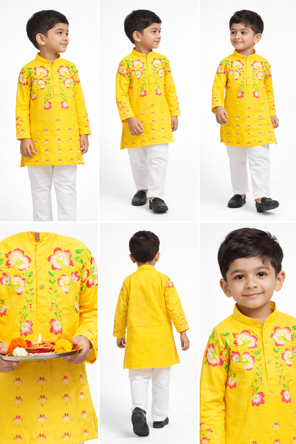 hand painted kurta for boys