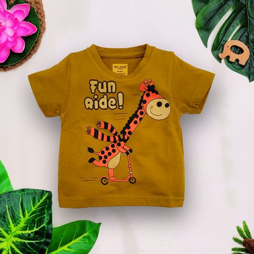 Babynjungle-infants Cotton printed Tshirts for Boys
